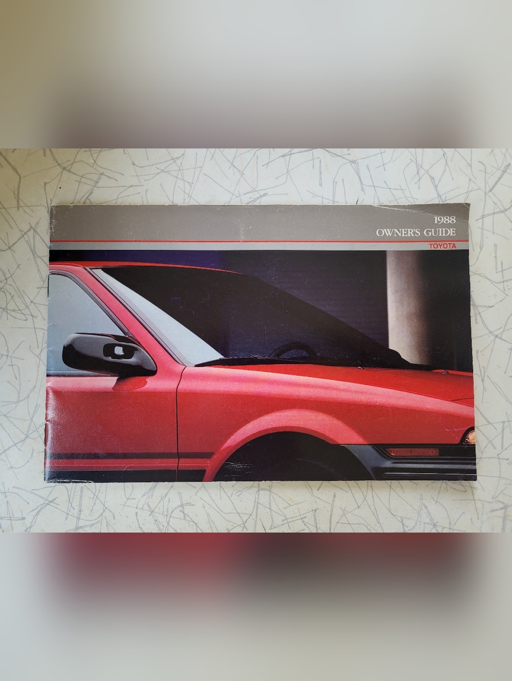1988 Toyota Original Owner’s Manual OEM Factory Guide